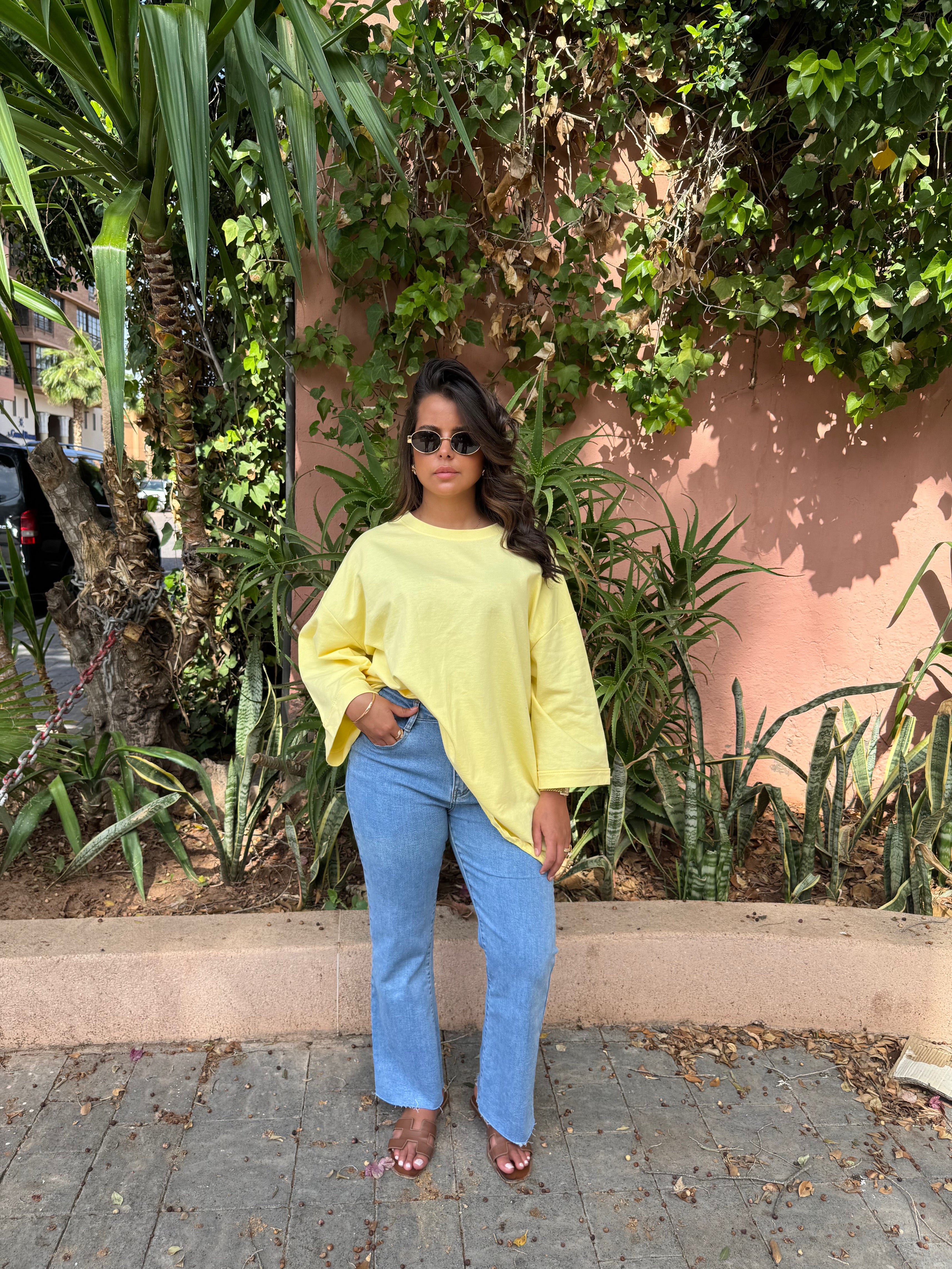 Tee-shirt Oversize Jaune
