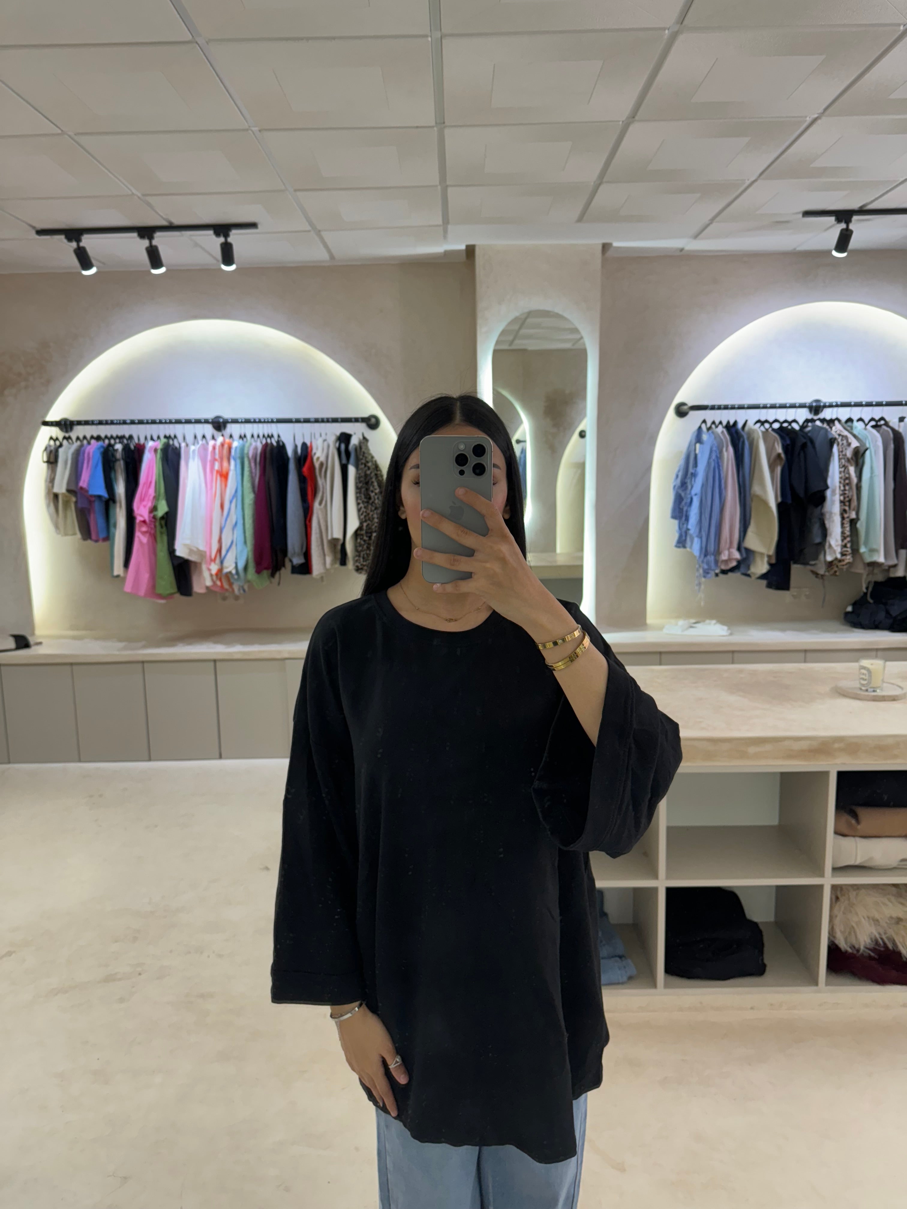 Tee-shirt Oversize Noir